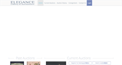 Desktop Screenshot of eleganceauction.com